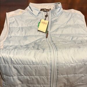 RLX Ralph Lauren Light Blue Quilted Vest
